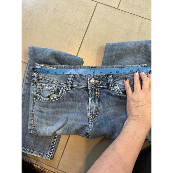 Silver Denim Jeans Women’s Size 28 Suki Mid Super Skinny Medium Wash Denim - Picture 6 of 8